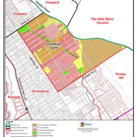Grantham Farm - suburb map, November 2020