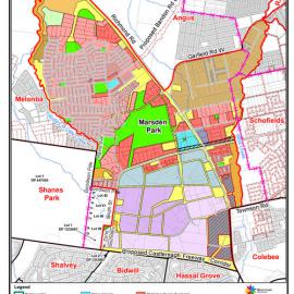 Marsden Park - suburb map, November 2020
