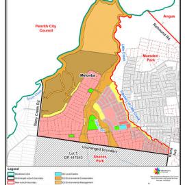 Melonba - suburb map, November 2020
