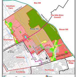 Rouse Hill - suburb map, November 2020