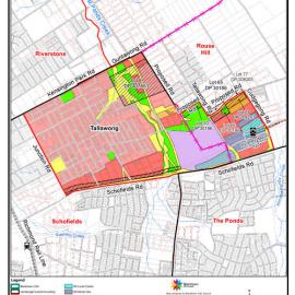 Tallawong - suburb map, November 2020