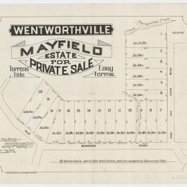 Mayfield Estate, Wentworthville, c1915