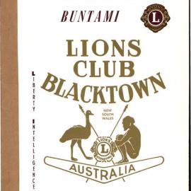 Buntami, Lions Club of Blacktown magazine, 1963