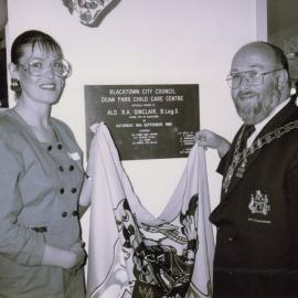 Dean Park Child Care Centre, official opening