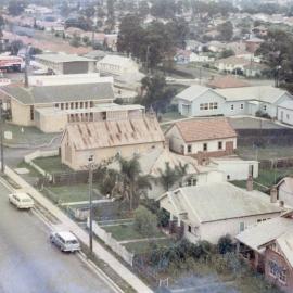Aerial view of Flushcombe Road, Blacktown