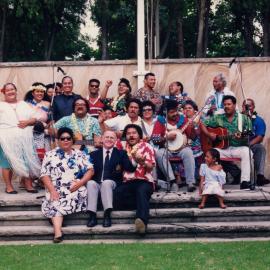 Unknown singing group at Civic Place, Blacktown