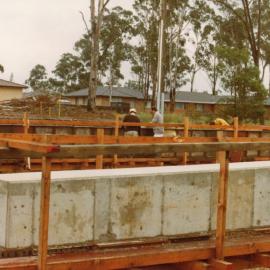 New bridge under construction, Falmouth Road Marayong