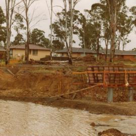 New bridge under construction, Falmouth Road Marayong