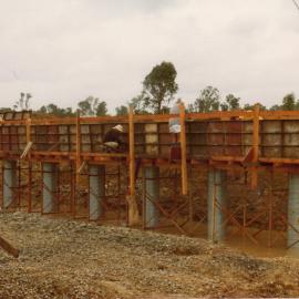 New bridge under construction, Falmouth Road Marayong