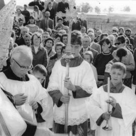 Laying of foundation stone for St Elizabeth Home, Dean Park