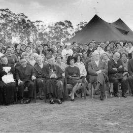 Laying of foundation stone for St Elizabeth Home, Dean Park