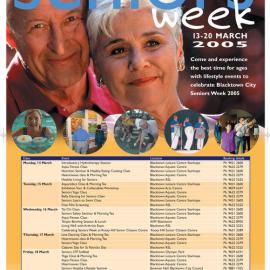 Blacktown City Seniors Week activities, 2005