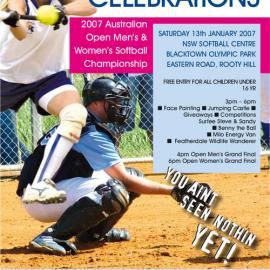 Australian Open Men's and Women's Softball Championship, 2007