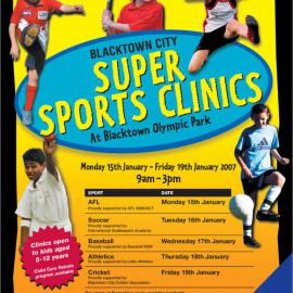 Blacktown City Super Sports Clinics, 2007