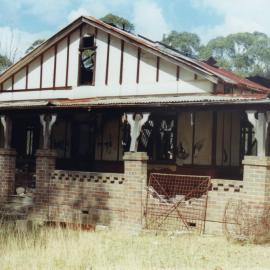Fire damaged house on Reservoir Road, Blacktown
