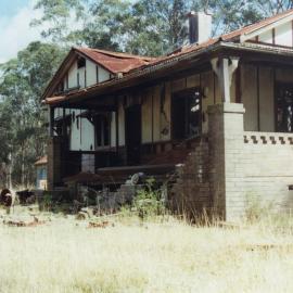 Fire damaged house on Reservoir Road, Blacktown