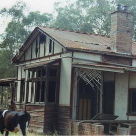 Fire damaged house on Reservoir Road, Blacktown