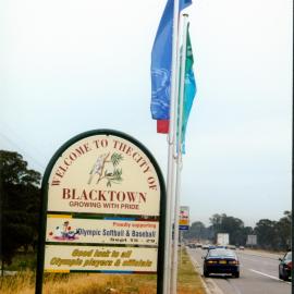 Welcome to Blacktown signage