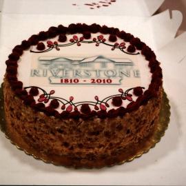 Anniversary cake for the Riverstone Centenary, 1810-2010