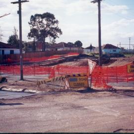 Ring Road construction at Third Avenue, Blacktown