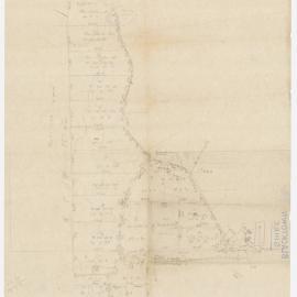 Sketch plan of Prospect area, c1914-1932