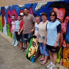 Mural Art, Dean Park Shopping Centre