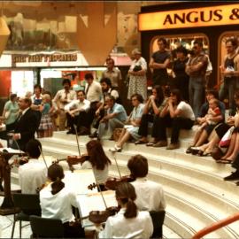 Concert at Blacktown Shopping Centre, 1979