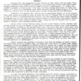 Prospect history