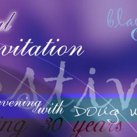 An evening with Doug Williams - invitation, 2005
