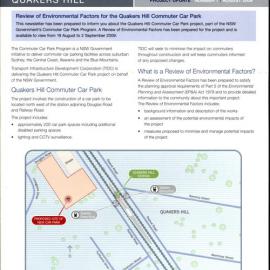 Commuter Car Park Program, Quakers Hill,  2009