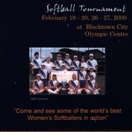 Australia Cup Softball Tournament, 2000