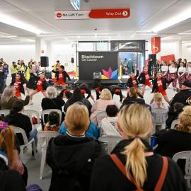 Warrick Lane Precinct, official opening, 2021