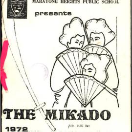 The Mikado, Marayong Heights Public School, 1972