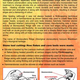 Aboriginal stone tools, Stonecutters Ridge