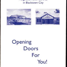 Community Facilities in Blacktown City, 1996