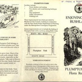 Plumpton Park Flora Reserve, c 1994