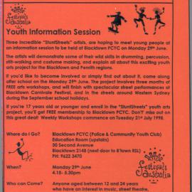 "StuntsStreets" Youth Arts Project, 1998