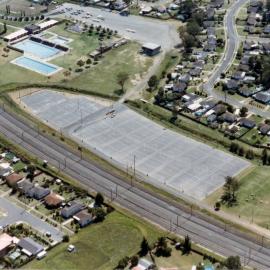 Aerial View of Blacktown War Memorial Pools and Netball Courts
