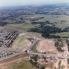 Aerial view of Eastern Road and Knox Road, Doonside