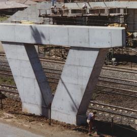 Construction of Davis Overpass, Rooty Hill