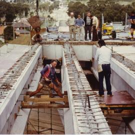 Construction of Davis Overpass, Rooty Hill
