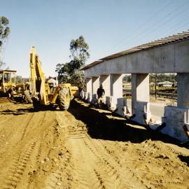 Construction of Davis Overpass, Rooty Hill