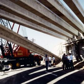 Construction of Davis Overpass, Rooty Hill