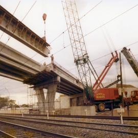 Construction of Davis Overpass, Rooty Hill