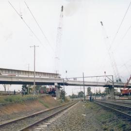 Construction of Davis Overpass, Rooty Hill