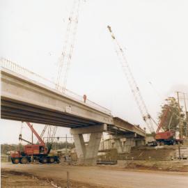 Construction of Davis Overpass, Rooty Hill