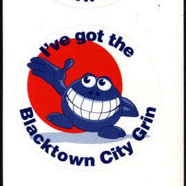 Blacktown City Grin Sticker