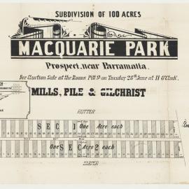 Macquarie Park, Prospect, ?1892