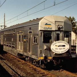 Richmond railway line electrification, 1991