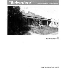 Heritage Impact Assessment, Belvedere, 2003